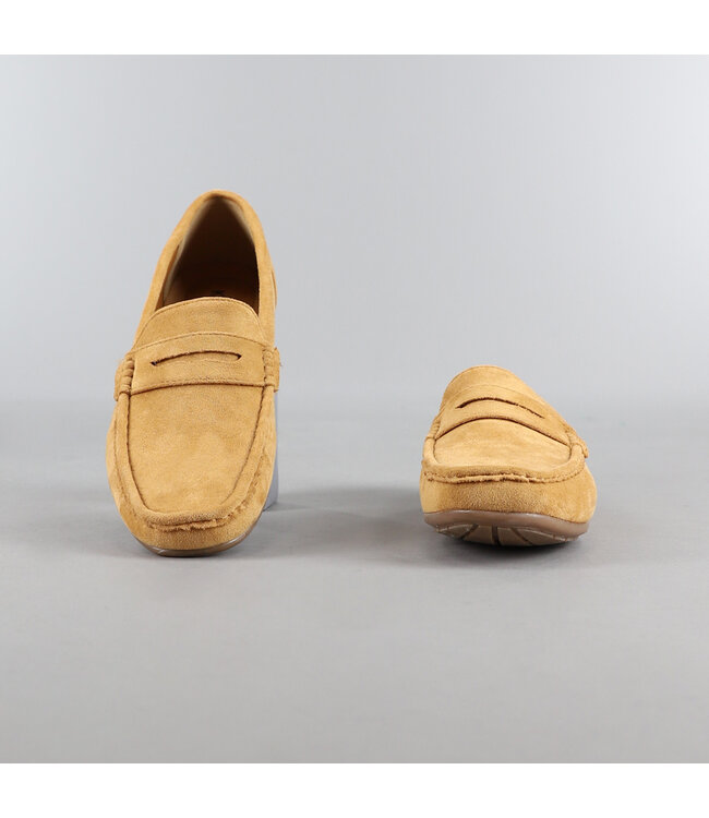Camel Suèdelook Heren Loafers