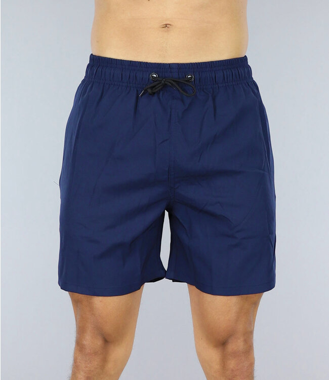 !SALE50 Basic Navy Heren Zwembroek