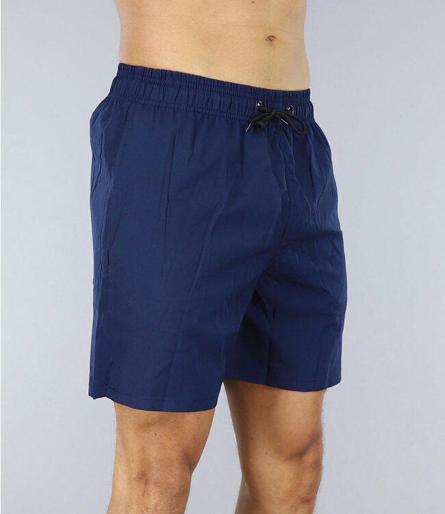 !SALE50 Basic Navy Heren Zwembroek