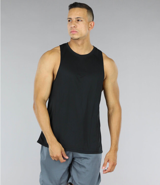 Zwarte Heren Sport Tanktop