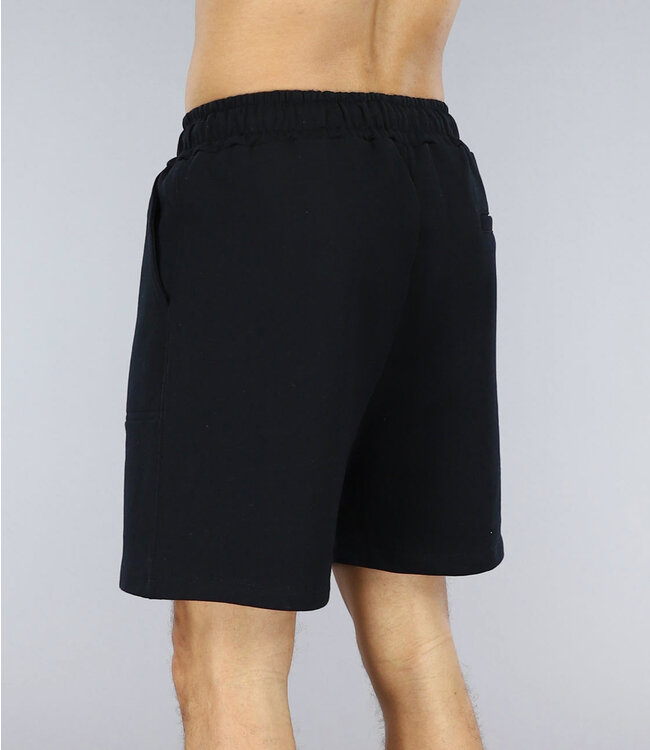 !SALE50 Zwarte Joggingshort met Steekzakken