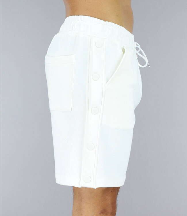 !SALE50 Zwarte Heren Button Short