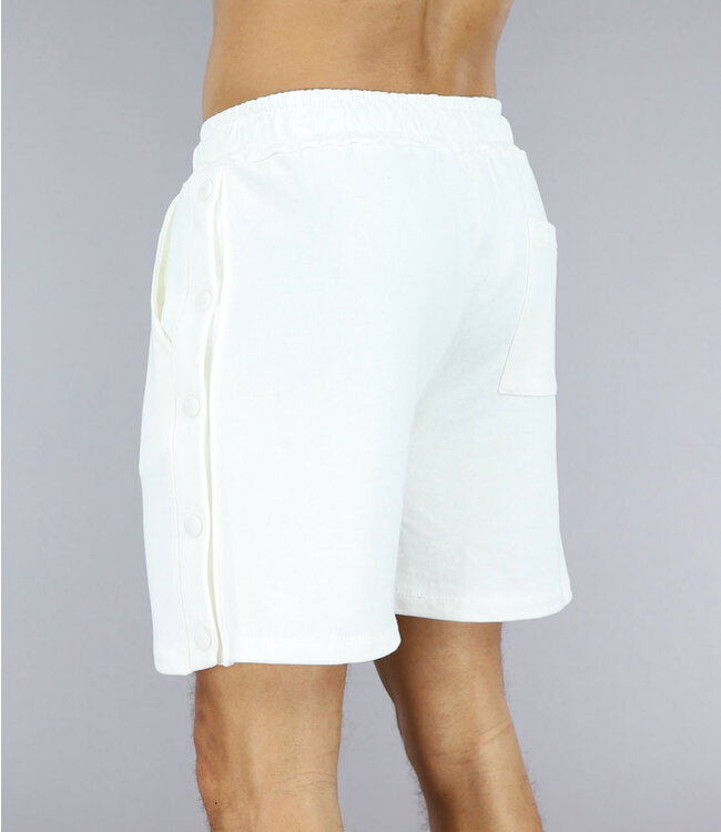 !SALE50 Zwarte Heren Button Short