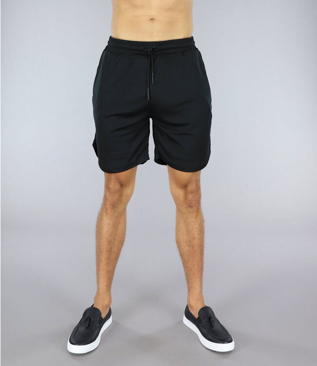 Zwarte Sport Short met Steekzakken