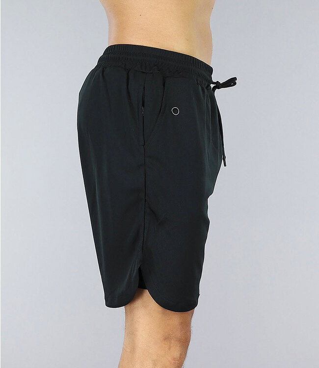 Zwarte Sport Short met Steekzakken