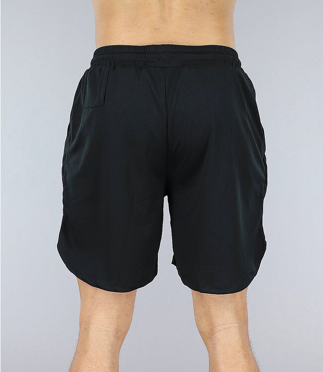 Zwarte Sport Short met Steekzakken