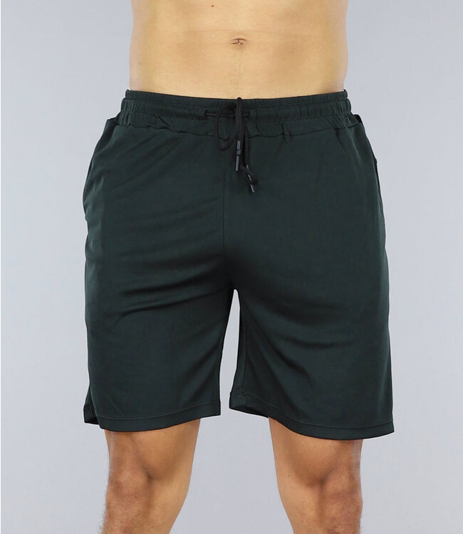 Korte Heren Sport Broek Zwart