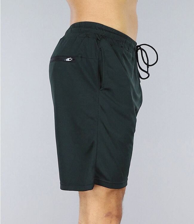 Korte Heren Sport Broek Zwart