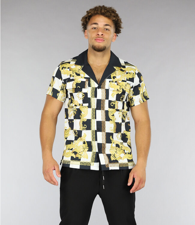 Blouse print heren sale