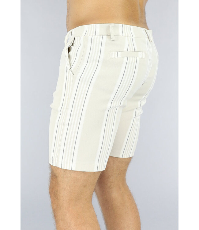 !SALE50 Gestreepte Heren Pantalon Short