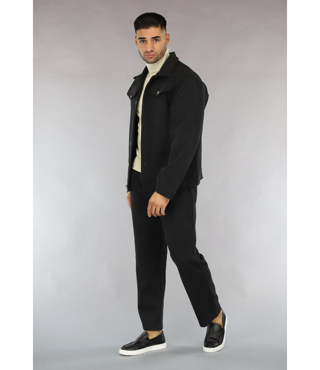 Nette Zwarte Pantalon Two Piece voor Heren