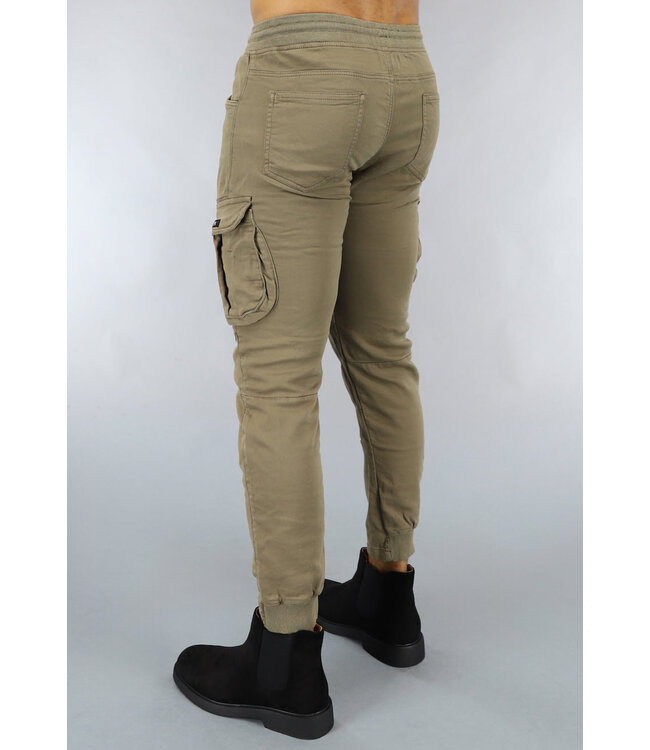 Bruine Heren Utility Cargo Broek