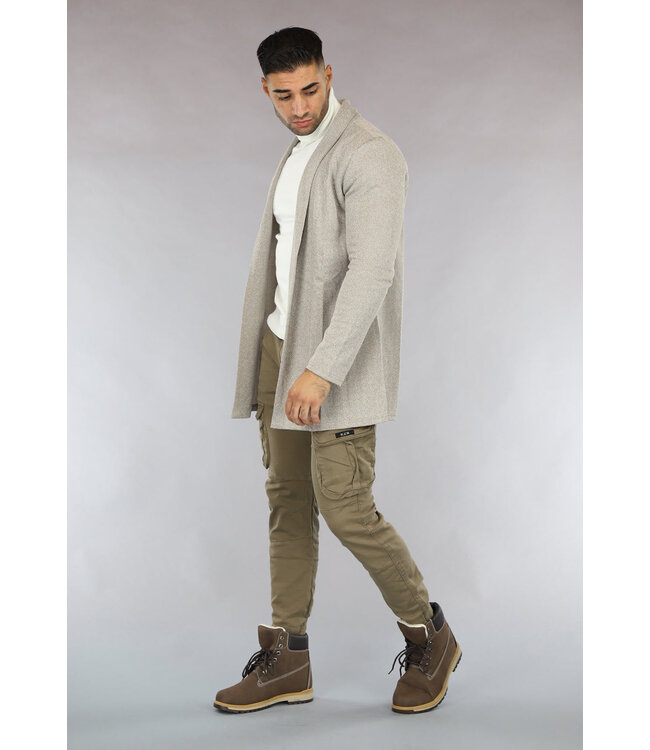 Bruine Heren Utility Cargo Broek