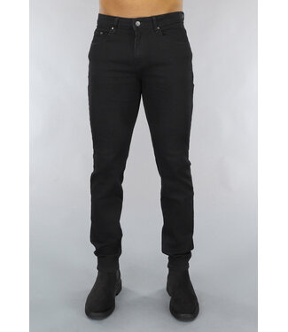 Simpele Zwarte Heren Jeans