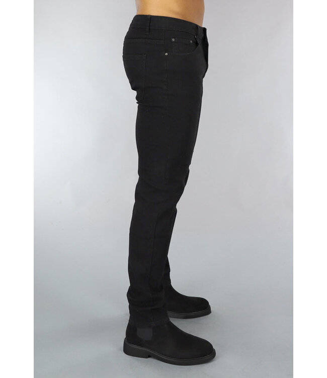 Simpele Zwarte Heren Jeans