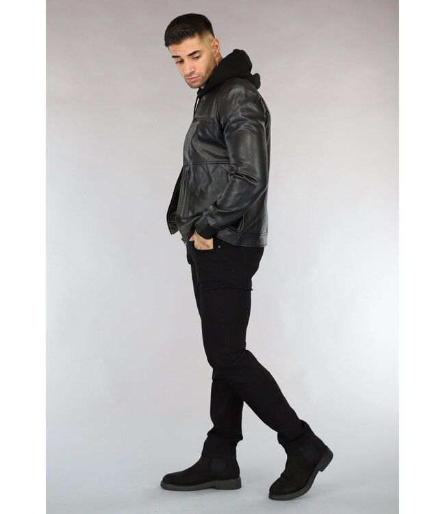 Simpele Zwarte Heren Jeans