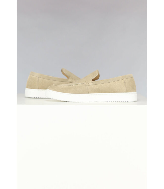 Beige Suedè Heren Loafers