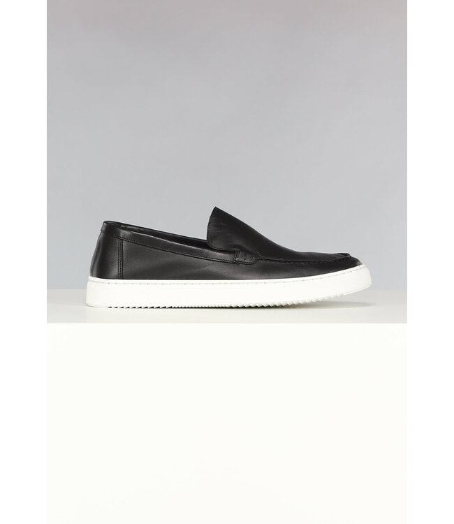 !OP=OP Zwarte Leren Heren Loafers