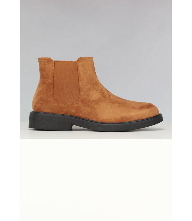 !OP=OP Heren Chelsea Boots Chestnut