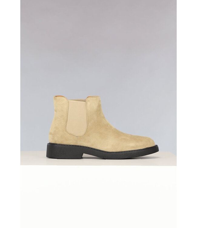 !OP=OP Heren Chelsea Boots Taupe