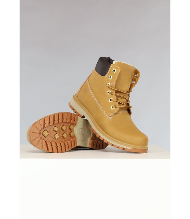 !OP=OP Grove Hoge Heren Boots in Camel