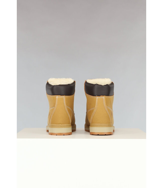 !OP=OP Grove Hoge Heren Boots in Camel