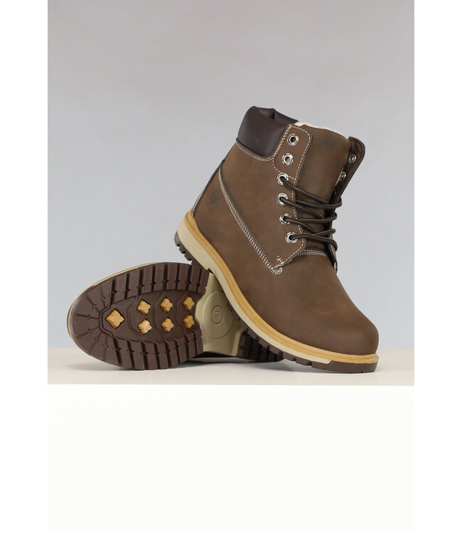 Grove Hoge Heren Boots in Bruin