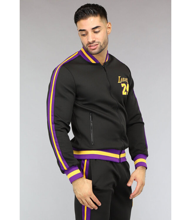 Zwart Basketbal Inspired Trainingspak