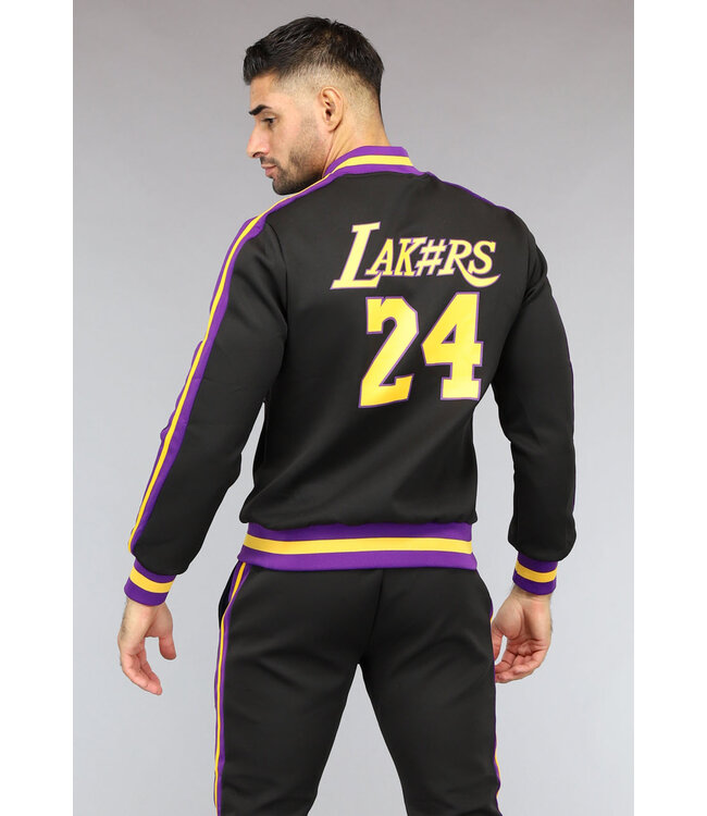 Zwart Basketbal Inspired Trainingspak