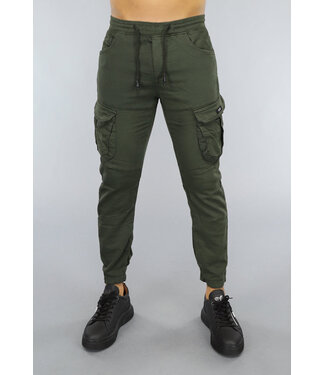 NEW2710 Army Groene Heren Utility Cargo Broek