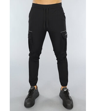 Zwarte Heren Cargo Jogger
