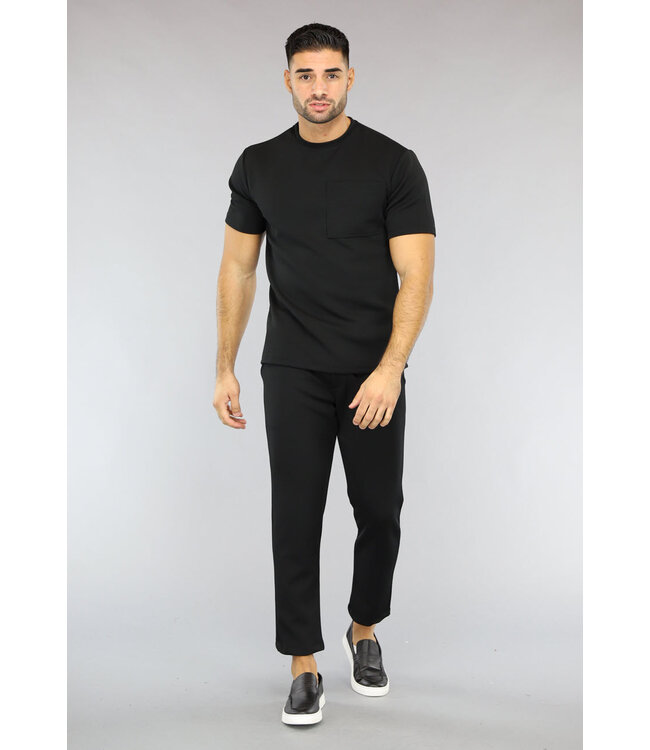 Basic Zwarte Heren Joggingbroek