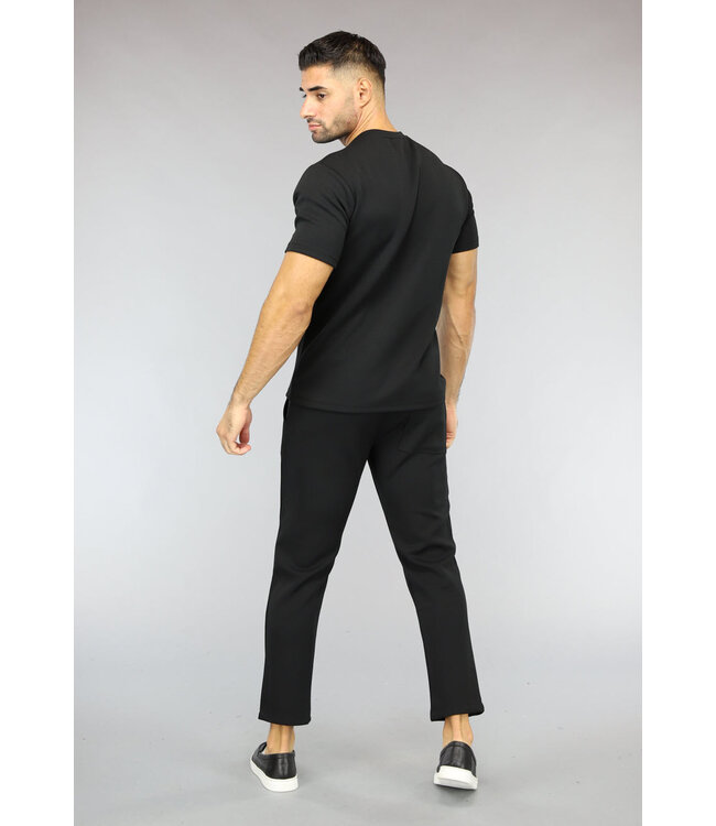 Basic Zwarte Heren Joggingbroek