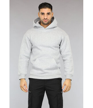 Basic Grijze Hoodie