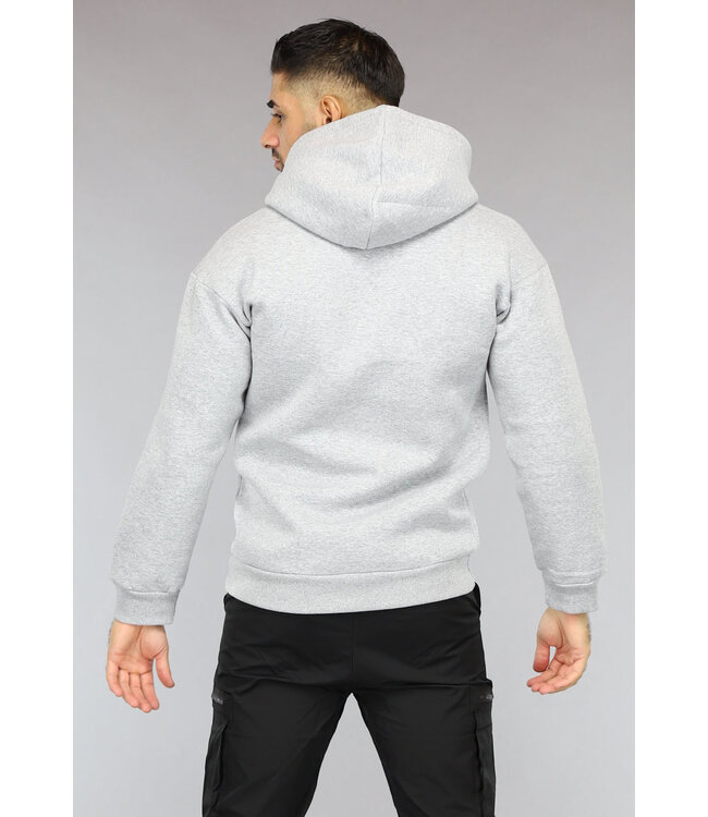 Basic Grijze Hoodie