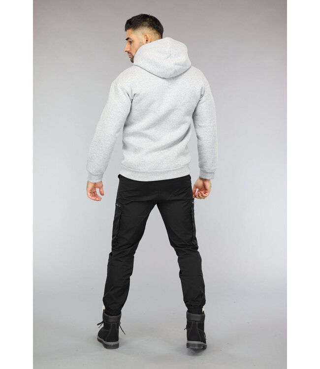 Basic Grijze Hoodie