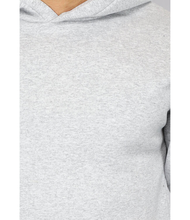 Basic Grijze Hoodie