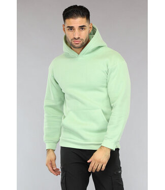 OP=OP.14 Basic Mintkleurige Hoodie