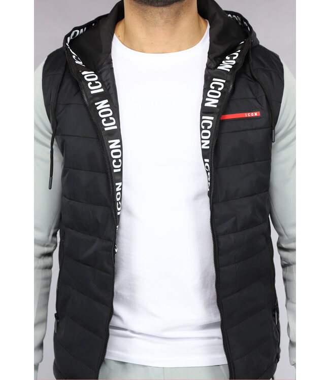 !OP=OP Grijs Winddicht Heren Tracksuit met Bodywarmer Look