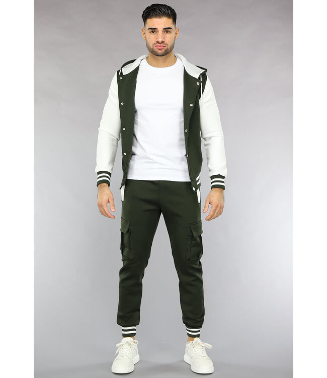 NEW1011 Heren Tracksuit met Baseball Look