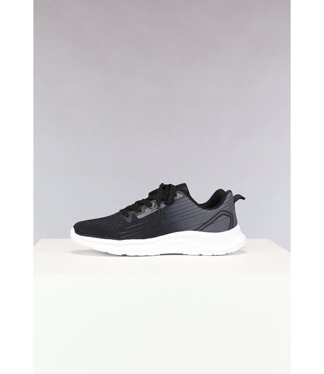 Sportieve Heren Sneakers met Zwarte Overloop