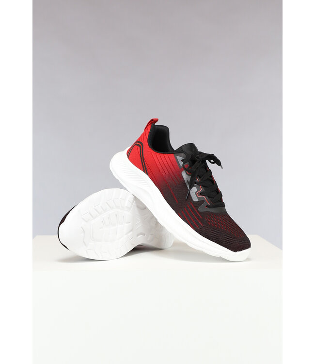 Sportieve Heren Sneakers met Rode Overloop