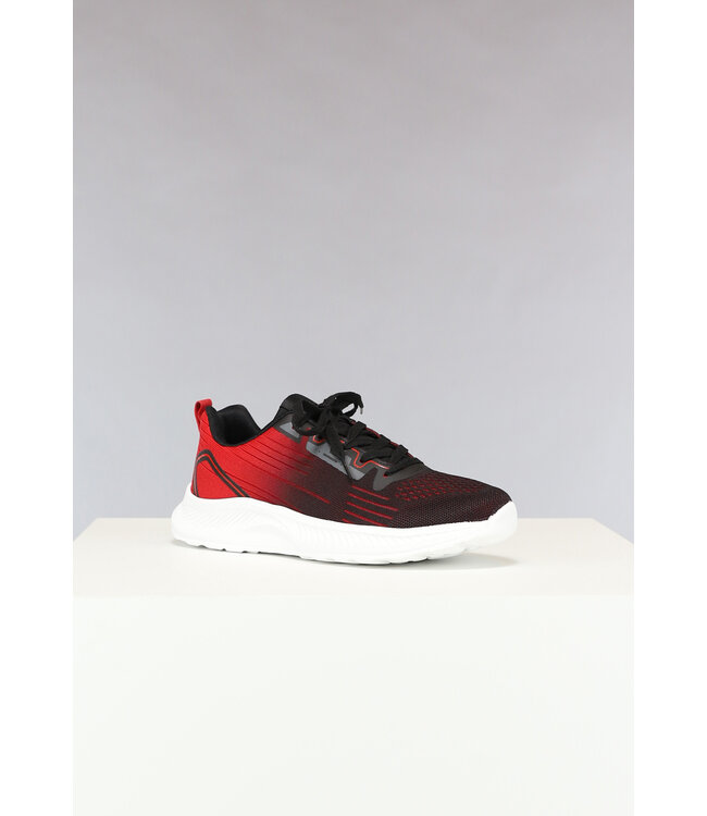 Sportieve Heren Sneakers met Rode Overloop
