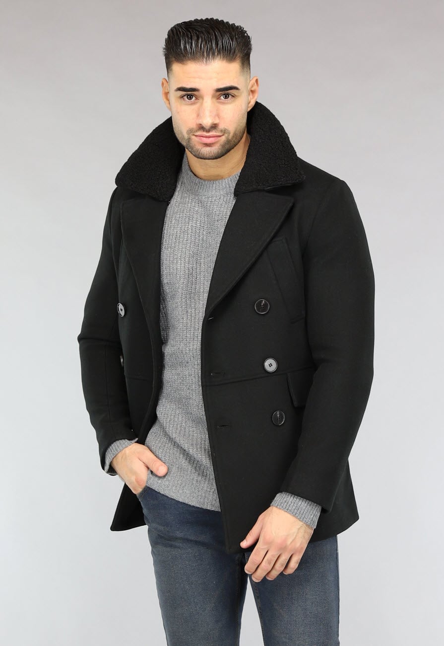 Lange Heren Trenchcoat - Wolblend - Old Money Style - Grijs