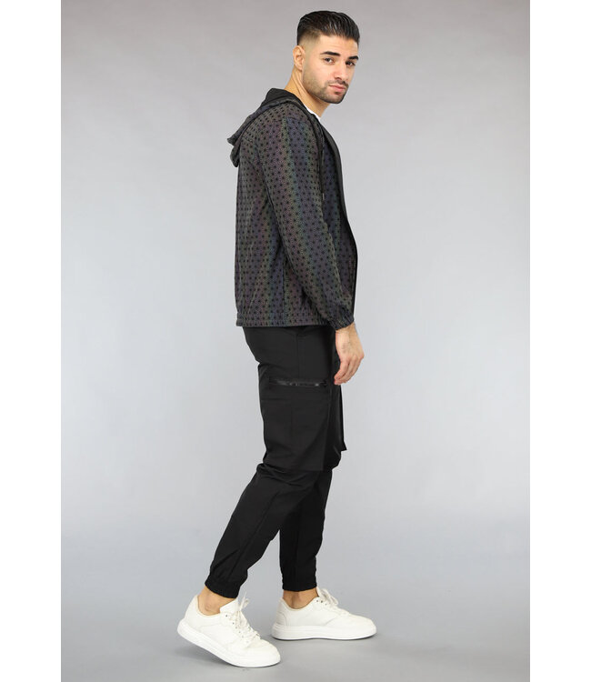 Reflecterende Heren Jas met Print