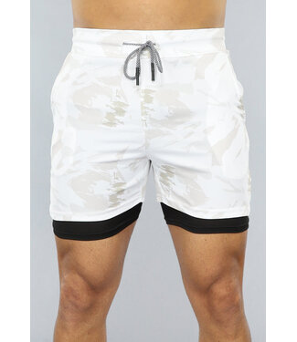 Print Sport Short voor Heren
