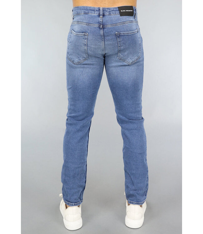 Basic Blauwe Heren Spijkerbroek