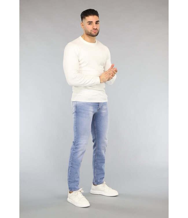 !OP=OP Lichtblauwe Heren Jeans met Regular Fit