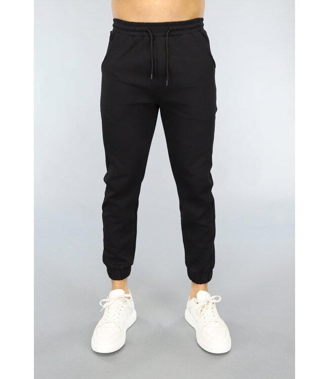 Basic Zwarte Heren Joggingbroek