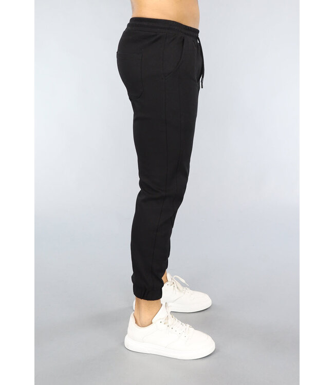 Basic Zwarte Heren Joggingbroek